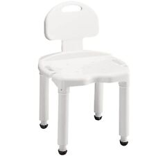 Bath Seat With Back Universal Carex B671 Tub Bathroom Safety Chair 400lbs Adjust