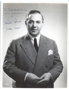 Alexander Kipnis (1891–1978) Bass Opera Singer, Signed Photo, 9 1/2" x 7 1/2" - Picture 1 of 2