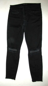 Damen Joe's Skinny Stretch Jeans. Größe 27 schwarz. Roher Saum. Schrittlänge 26 Zoll. - Bild 1 von 2