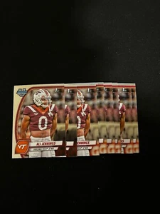 (8) 2024 Bowman U Chrome Card Lot Ali Jennings Virginia Tech 1st - Picture 1 of 2