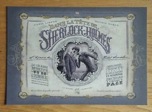 Ex-Libris  (non signé)  ,  Benoit Dahan (Dans La Tête De Sherlock Holmes)  - Picture 1 of 2