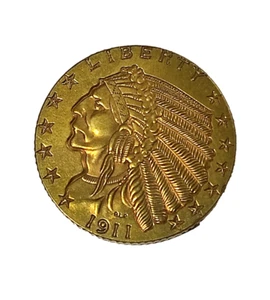 1911 USA $10 TEN DOLLARS INDIAN - 6.60.GRAMOS APROX - 22.MM DIAMETRO - Imagen 1 de 5