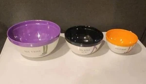 Rae Dunn Halloween Mixing Bowls Set of 3 Witches Legs - Picture 1 of 15