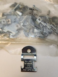 10 Pair B-Line, Conduit Strut Clamps B2208 1/2" TW & IMC .701-.875 O.D. C22 - Picture 1 of 6