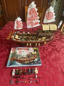Ninjago The Destiny's Bounty Ship Complete Set w 7 MiniFigures, Manual Unbranded - Picture 1 of 20
