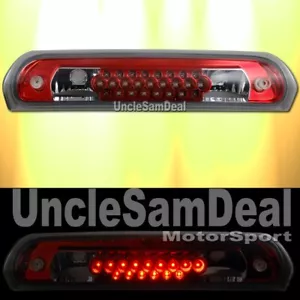 FOR DODGE RAM CLEAR LENS RED HOUSING 3RD THIRD LED BRAKE HIGH MOUNT STOP LIGHT - Picture 1 of 1