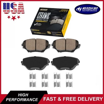 Front Ceramic Brake Pads W/Hardware For 2001 2002 2003 2004 2005 Toyota RAV4 New Foto 1 de 4