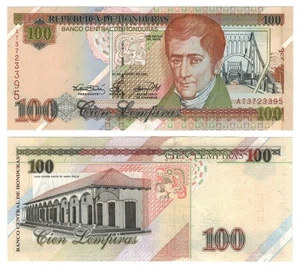 Honduras 100 Lempiras (30.8.2001) - del Valle/Choluteca/p77e UNC - Bild 1 von 3