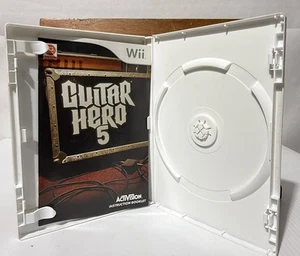 Wii Guitar Hero 5 -  Case & Manual Only - Picture 1 of 2