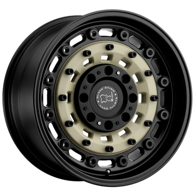 Black Rhino Arsenal 17x9.5 8x6.5" -18mm Desert Sand Wheel Rim 17" Inch Foto 1 de 4