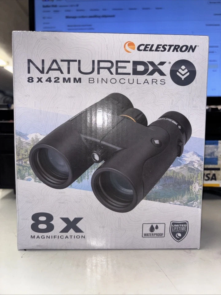 Celestron NatureDX 8x42mm Binoculars (72322-CGL) - Image 1 of 3