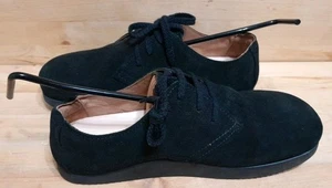 👞KALSO: EARTH "FAROE LOKAH" SCHWARZE WILDLEDERSCHUHE NEGATIVER ABSATZ HERREN 9,5 NEU!!!👞 - Bild 1 von 6