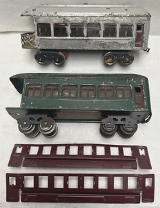 VAGONES DE PASAJEROS LIONEL CALIBRE O PREGUERRA 610 Y 612 - PARA PIEZAS/RESTAURACIÓN - Imagen 1 de 7