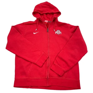 Ohio State Buckeyes Hoodie Herren Large Nike Sweatshirt Trainingsanzug mit durchgehendem Reißverschluss Erwachsene * - Bild 1 von 16