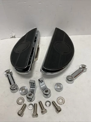 J&P Cycles Oval "Shaker" Floorboards 16-040 - Image 1 of 4