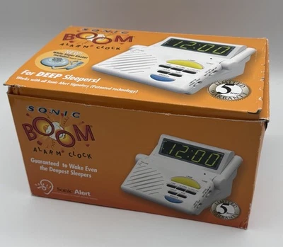 Sonic Alert Boom SB1000 Digital Alarm Clock With Super Bed Shaker Vibrator - Image 1 of 4