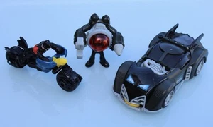 Imaginext Batman Batmobile & Batbike + Figures - Batman, Robin & Bane - Used - Picture 1 of 21