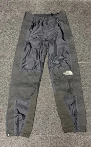 THE NORTH FACE Vintage Gore-Tex Packable Pants Unisex Small Ski Black Logo - Picture 1 of 3