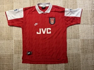 Original Authentic Nike Arsenal 1994/1995 Home Shirt Mens Extra Large - Picture 1 of 10