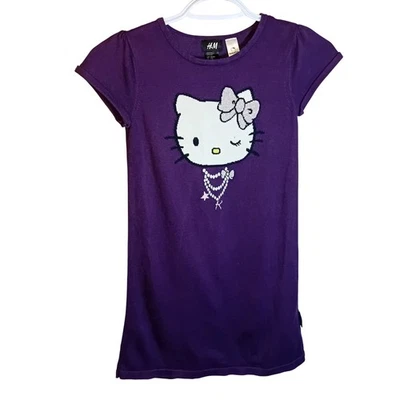 Vestido Suéter De Colección Y2K H&M Niñas Sanrio Hello Kitty Kidcore Niña 6-8 Años Foto 1 de 4