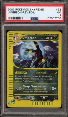 Pokemon Umbreon Skyridge Reverse Holo Rare #32 PSA 7 - Image 1 of 2