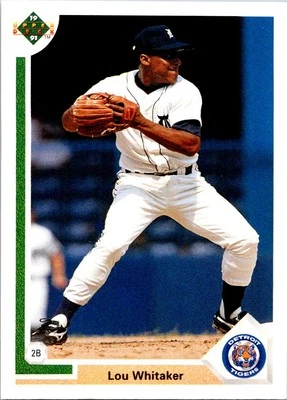 Lou Whitaker 1991 Upper Deck #367d Detroit Tigers - Image 1 of 2