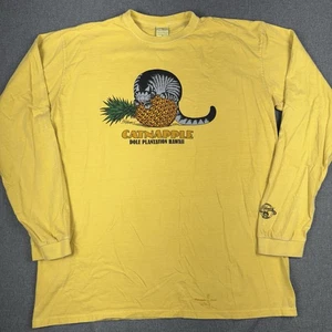 Camisa De Colección Crazy Shirts B Kliban Catnapple Manga Larga XL Hawaii Teñida de Piña - Imagen 1 de 10