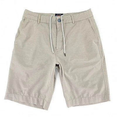 Pantalones Cortos Faherty Todo el Día Para Hombre Talla 29 Beige Cordón Informal Frente Plano 9" Entrepierna Foto 1 de 4