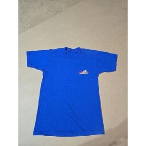 T-shirt Gotcha Sportswear vintage blu logo grafico maglietta manica corta - Foto 1 di 8