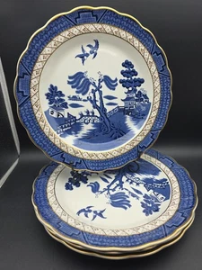 4x Royal Doulton Fine China Stände Real Old Willow Speiseteller 10 1/2" #1 - Bild 1 von 6