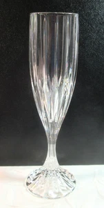 Mikasa PARK LANE *1 vaso de champán acanalado de cristal* 8 5/8" vaso soplado EXCELENTE - Imagen 1 de 5