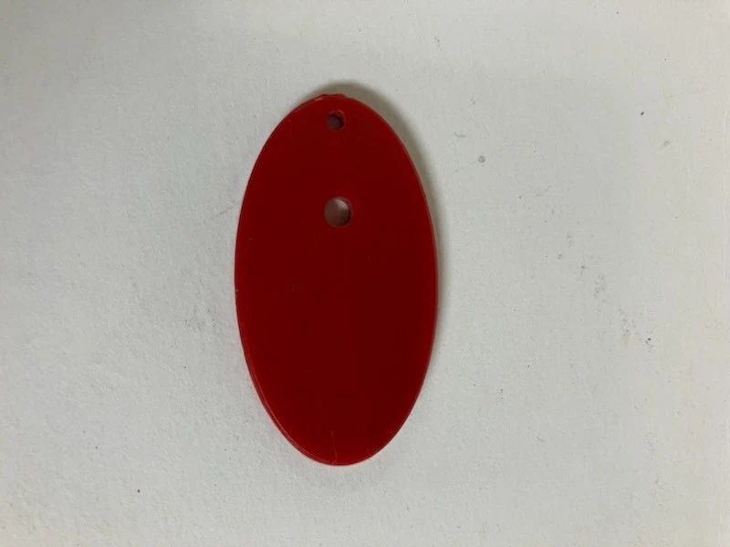 Vibroplex genuine parts #4001 red thumb piece - Image 1 of 1