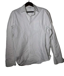Flint And Tinder Shirt Mens Medium Oxford Button Down Stretch Cotton White - Picture 1 of 12