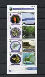 COLOMBIA, 2021, WHALE, FLOWERS, FROG S/S.,MNH, NEW! - Picture 1 of 1