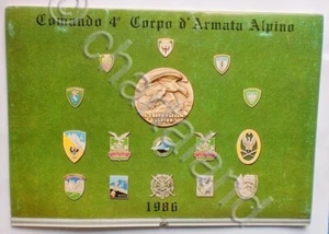 Calendario Alpini - Comando 4°Corpo d'Armata Alpino - 1986 - Picture 1 of 1