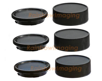(3 piezas) Tapas traseras de lentes cubiertas de cuerpo Leica M Mount M8 M9 M10 Ricoh GXR A12 Foto 1 de 4