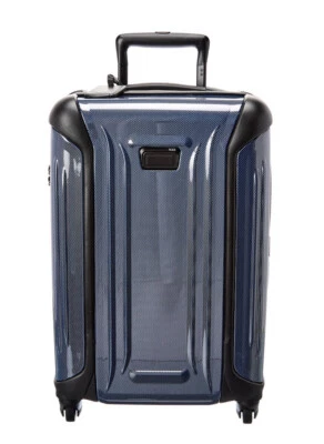 New Tumi Vapor International Carry On Spinner Case Hard Shell Luggage Blue  22” - Image 1 of 4