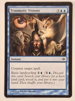 Traumatic Visions - Conflux - Magic the Gathering MTG Nice! - Image 1 of 2