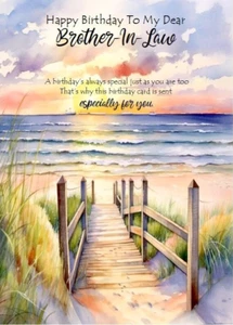 Extra besondere Weihnachtswünsche Schwiegersohn & Schwiegertochter A5 Größe Weihnachtskarte  - Bild 1 von 4