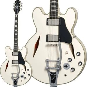 Epiphone Shinichi Ubukata ES-355 Custom Bigsby ver.02 Classic White Hard Case - Picture 1 of 9