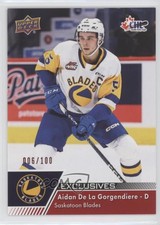2022-23 Upper Deck CHL Exclusives /100 Aidan De La Gorgendiere #286