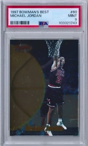 1997-98 Bowman's Best Michael Jordan #60 PSA 9 Mint - Picture 1 of 2