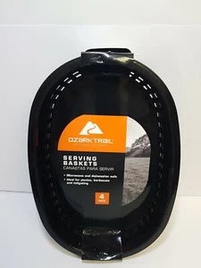 Ozark Trail Tailgating and Barbecues Picnic Serving Baskets 4 Pack - Picture 1 of 9