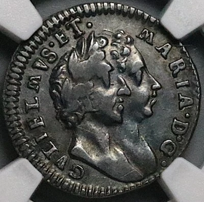 1691 NGC VF 25 William Mary 4 Pence Great Britain Rare Coin POP 1/1 (24121903C) - Image 1 of 4