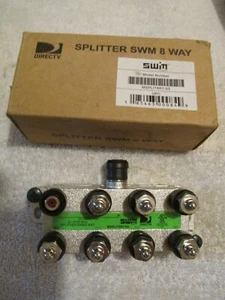 DIRECTV 8-WAY SWM SPLITTER GREEN LABEL -- NEW in (Open Box) - Picture 1 of 3