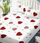 Single Bed Sheets With Pillowcase/Heart Printed