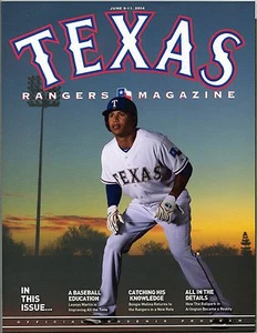 2014 Texas Rangers Program Leonys Martin Volume 43 No. 5 - Picture 1 of 1