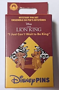 Collectible Pin Pack DISNEY Parks LION KING Mystery Box of 2 Pins Sealed NEW - Picture 1 of 2