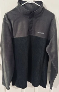Columbia Herren L/Ärmel grau Fleece Oberteil - Größe L - Bild 1 von 4