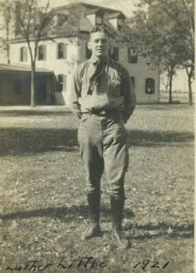 Vintage Photo Charlotte Hall Military Academy Student ID'd Luther Little 1921  - Picture 1 of 3